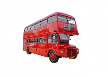 Londyński Autobus z dachem AEC Routemaster "salonik"
