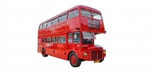 Londyński Autobus z dachem AEC Routemaster "salonik"