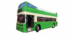 Piętrowy Autobus z otwartym dachem Leyland Atlantean AN68