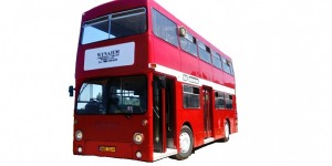 Czerwony Autobus Double-Decker Daimler-Fleetline B20